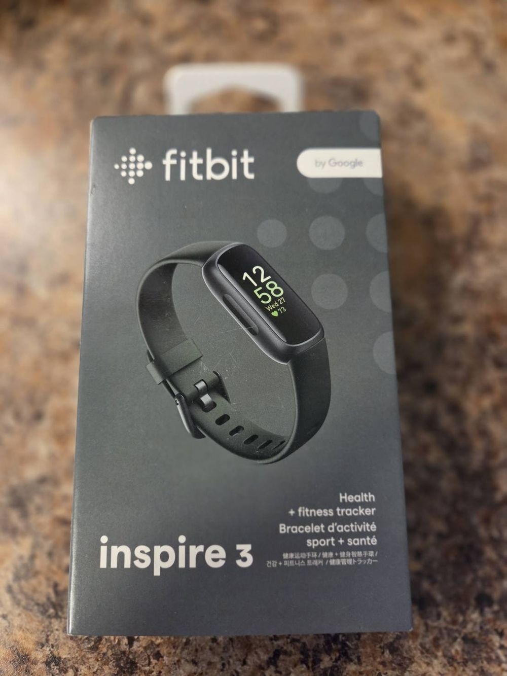 fitbit Inspire 3 Tracker Watch in Black
